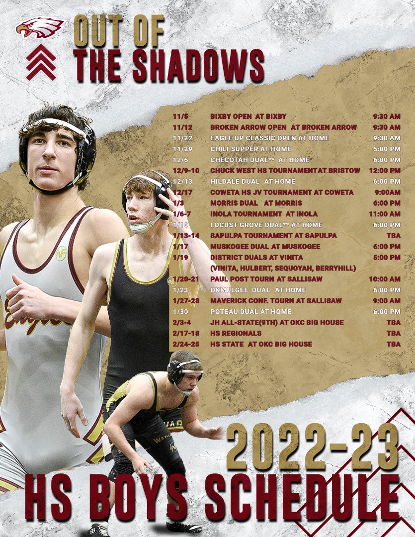 Warner Public Schools HS Boys Schedule